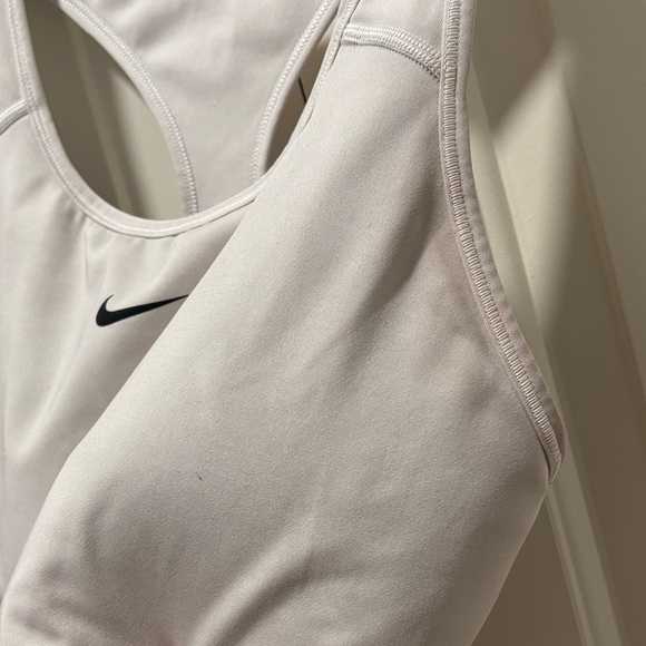 Nike Women's Cream Sports Bra - Picture 3 of 5
